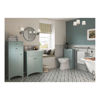 Picture of <3 Bamboo 605mm Wall Hung Basin Unit & Basin - Sea Green Ash