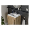 Picture of <3 Bonsai 510mm Floor Standing Unit Inc. Basin - Seville Oak