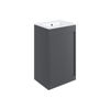 Picture of <3 Bonsai 510mm Floor Standing Unit Inc. Basin - Matt Graphite Grey