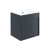 Picture of <3 Bonsai 510mm Wall Hung Unit Inc. Basin - Matt Indigo Blue