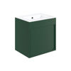 Picture of <3 Bonsai 510mm Wall Hung Unit Inc. Basin - Matt Conifer Green