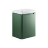 Picture of <3 Bear 600mm 2 Door Floor Standing Basin Unit - Matt Sage Green