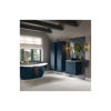 Picture of <3 Berry 610mm Wall Hung 2 Drawer Basin Unit & Basin - Matt Deep Blue