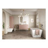 Picture of <3 Berry 815mm Wall Hung 2 Drawer Basin Unit & Basin - Matt Antique Rose