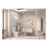 Picture of <3 Butterfly 615mm Wall Hung 1 Drawer Basin Unit & Basin - Matt Cotton