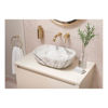 Picture of <3 Butterfly 615mm Wall Hung 1 Drawer Basin Unit & Basin - Matt Cotton