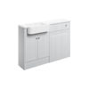 Picture of <3 Eucalyptus 1242mm Basin & WC Unit Pack (LH) - Satin White Ash