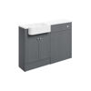 Picture of <3 Eucalyptus 1242mm Basin & WC Unit Pack (LH) - Grey Ash