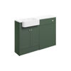 Picture of <3 Eucalyptus 1242mm Basin & WC Unit Pack (LH) - Matt Sage Green