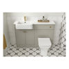 Picture of <3 Eucalyptus 1242mm Basin & WC Unit Pack (LH) - Matt Latte