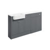 Picture of <3 Eucalyptus 1542mm Basin  WC & 1 Door Unit Pack (LH) - Grey Ash