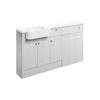 Picture of <3 Eucalyptus 1542mm Basin  WC & 1 Drawer  1 Door Unit Pack (RH) - Satin White Ash