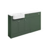 Picture of <3 Eucalyptus 1542mm Basin  WC & 1 Drawer  1 Door Unit Pack (RH) - Matt Sage Green