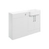 Picture of <3 Blaze 1242mm Basin & WC Unit Pack (LH) - White Gloss