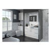 Picture of <3 Blaze 1242mm Basin & WC Unit Pack (LH) - White Gloss