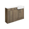 Picture of <3 Blaze 1242mm Basin & WC Unit Pack (LH) - Nebraska Oak