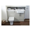 Picture of <3 Blaze 1242mm Basin & WC Unit Pack (LH) - Light Grey Gloss