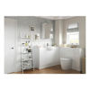 Picture of <3 Sage 1242mm Basin & WC Unit Pack (LH) - White Gloss