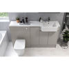 Picture of <3 Sage 1242mm Basin & WC Unit Pack (LH) - Pearl Grey Gloss