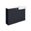 Picture of <3 Sage 1242mm Basin & WC Unit Pack (LH) - Matt Indigo Blue