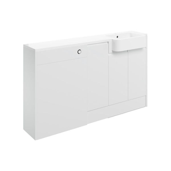 Picture of <3 Sage 1542mm Basin  WC & 1 Door Unit Pack (LH) - White Gloss