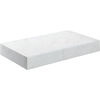 Picture of <3 Mondo 800mm Wall Hung White Marble Basin Shelf & Black Bottle Trap