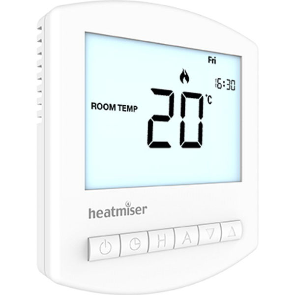 Picture of Heatmiser Programmable Thermostat - Heatmiser Slimline v4