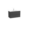 Picture of Roca Basin & Unit 1000mm Matt Black