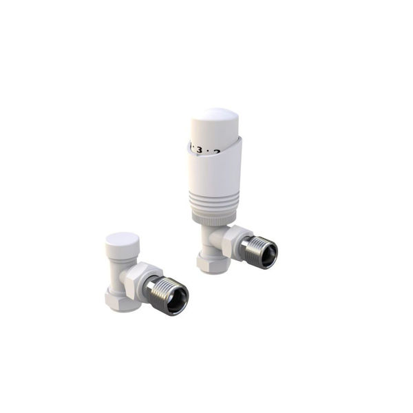 Picture of CSK Design Twin Pack TRV, White, Angled